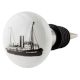 Ship Flat Ceramic Wine Bottle Stopper